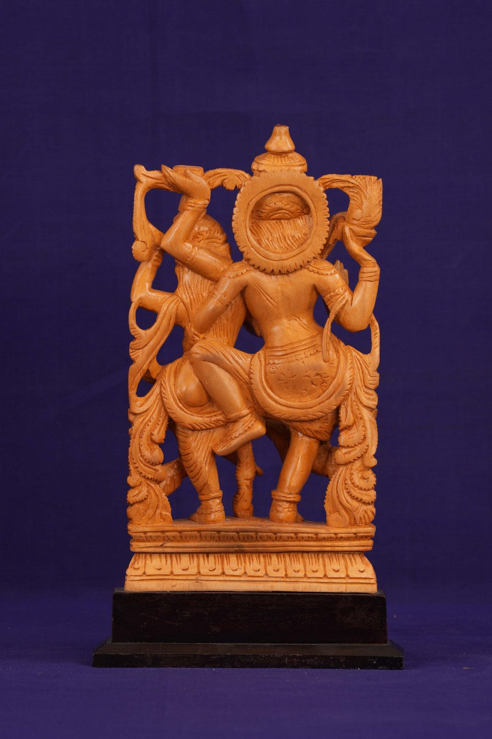 Image of Wooden Gowri Shiva Sculpture